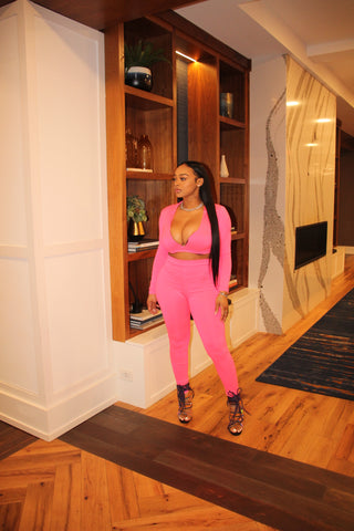 Joy legging set pink